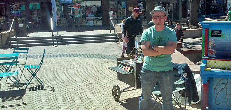 Pop Up Art Carts, Old Town Fort Collins